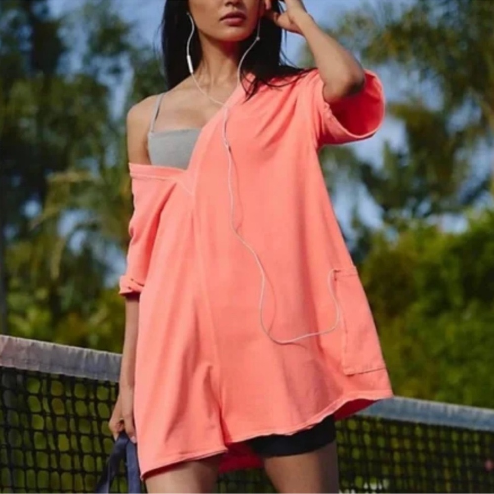 NWT Free People FP Movement Hot Shot Tee Romper